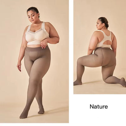 Women Pantyhose Warm Winter Sexy Translucent Thick Thermal Tights Stockings High Waist Elastic plus Size Leggings Pantyhose
